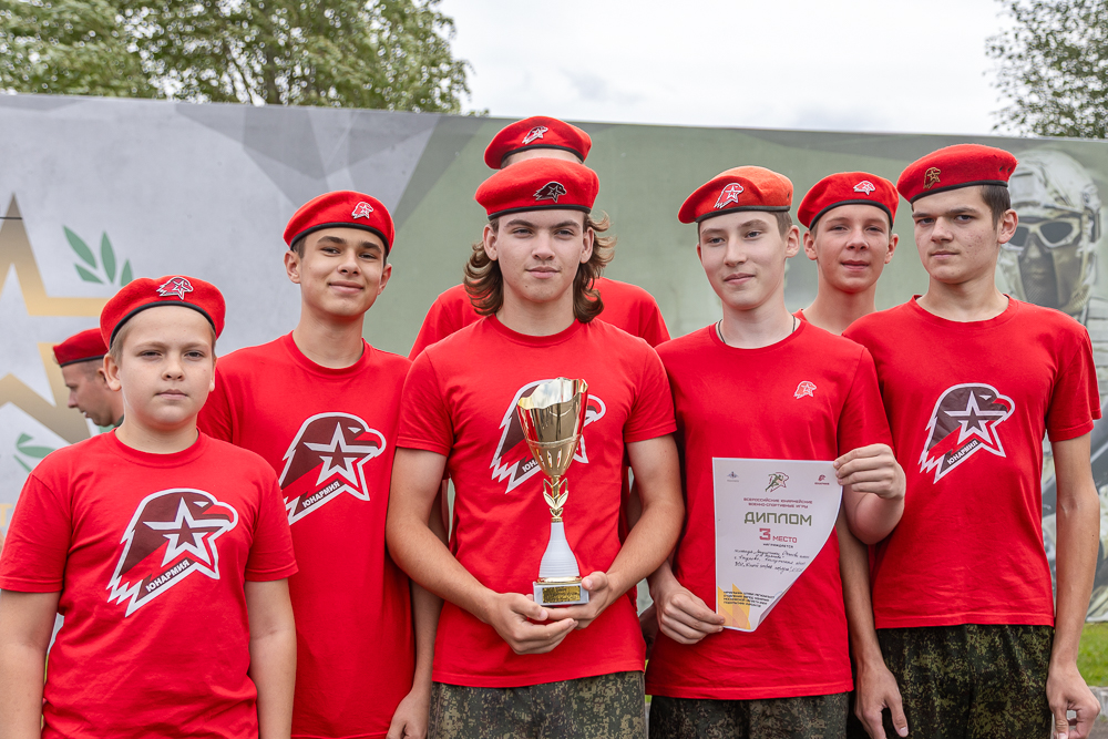 Военно-спортивная игра «Юный страж порядка» в парке «Патриот»